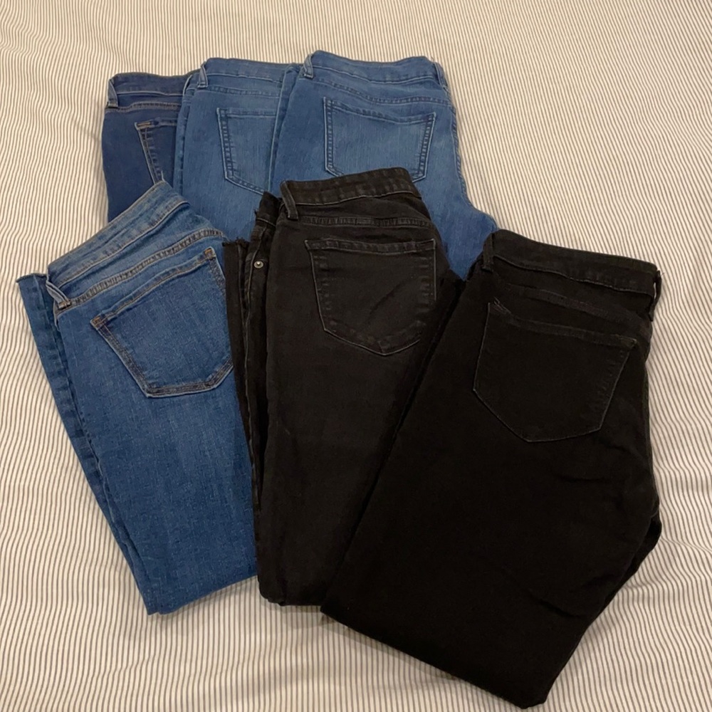OLD NAVY: Assorted denim x 6